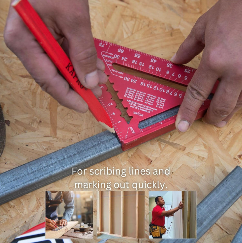 HalzLock® Multipurpose Square Ruler - The Bonna