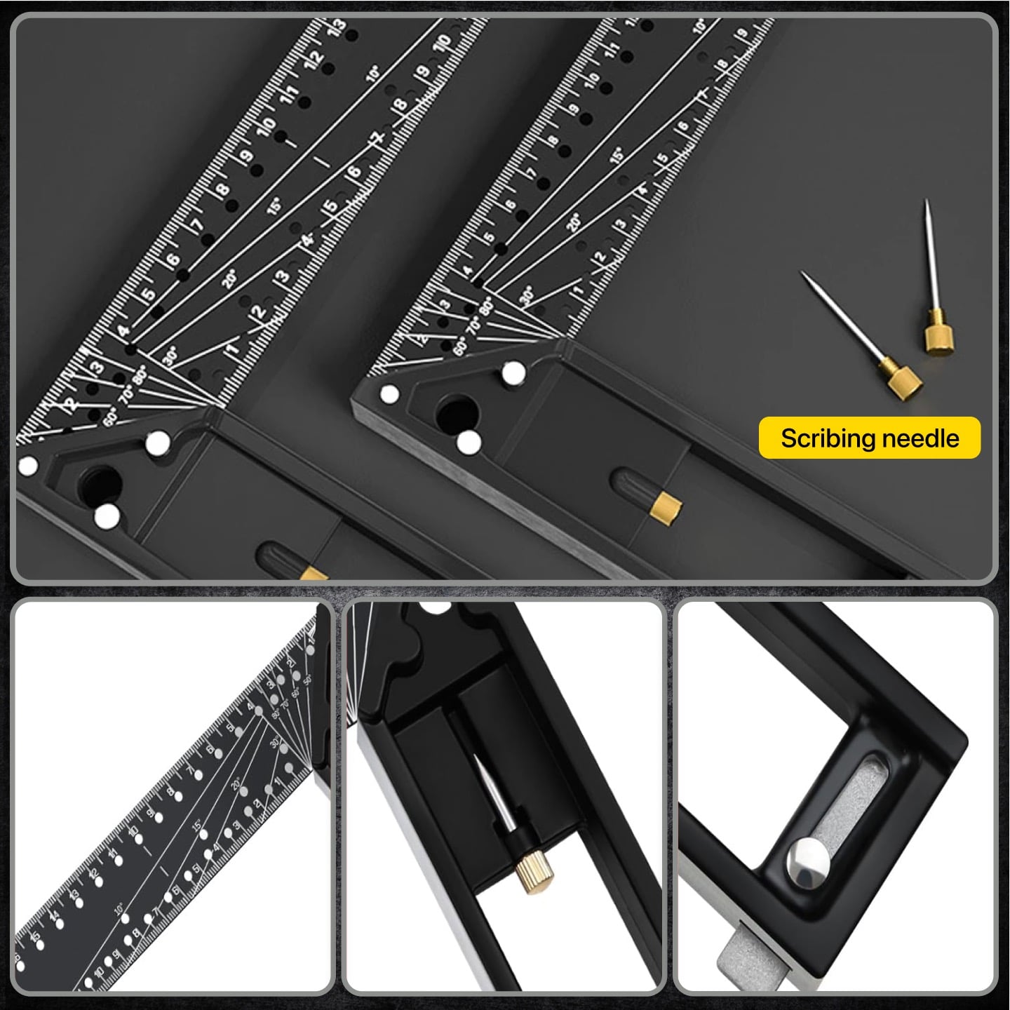 HalzLock® 10-90 Degree Adjustable Ruler