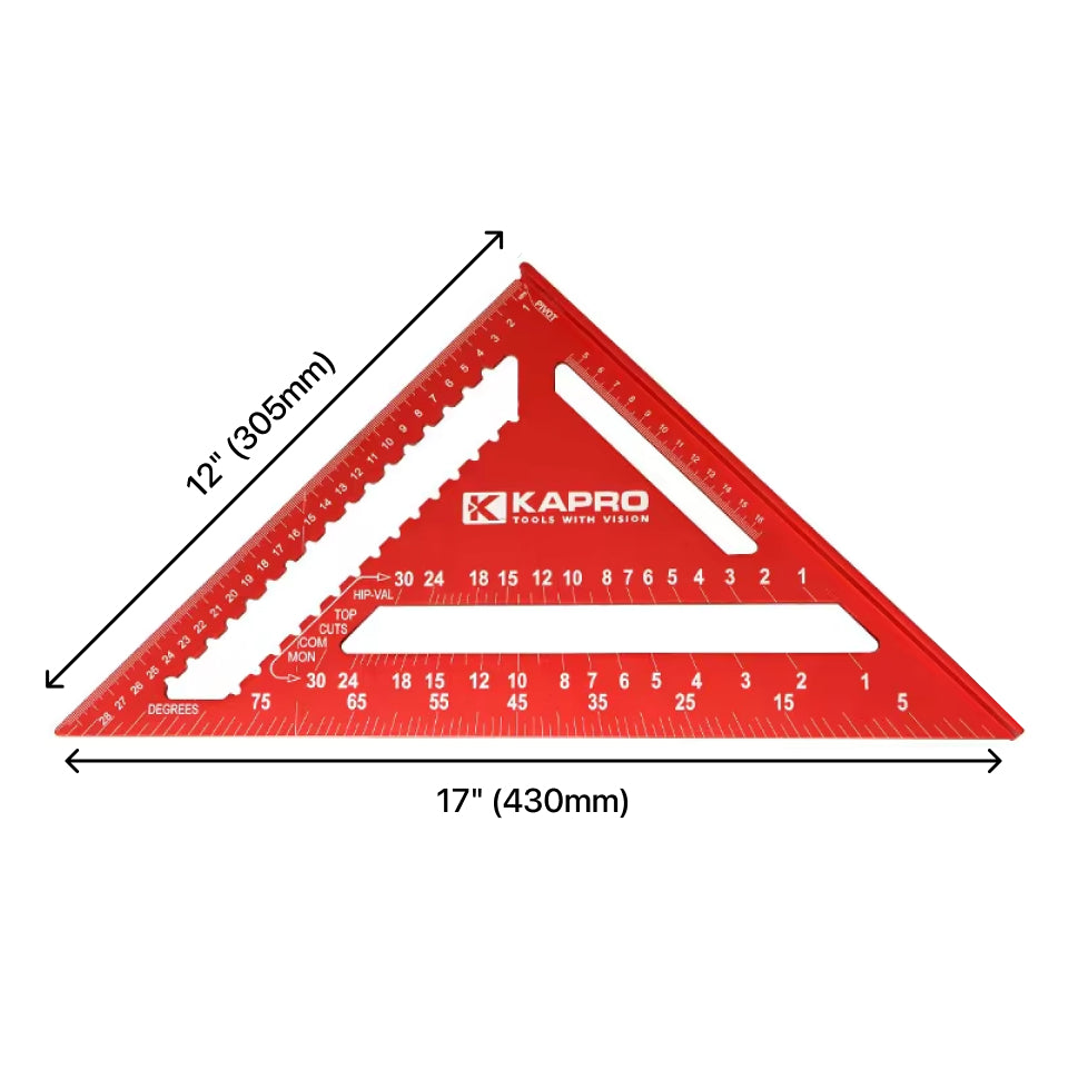 HalzLock® Multipurpose Square Ruler - The Bonna