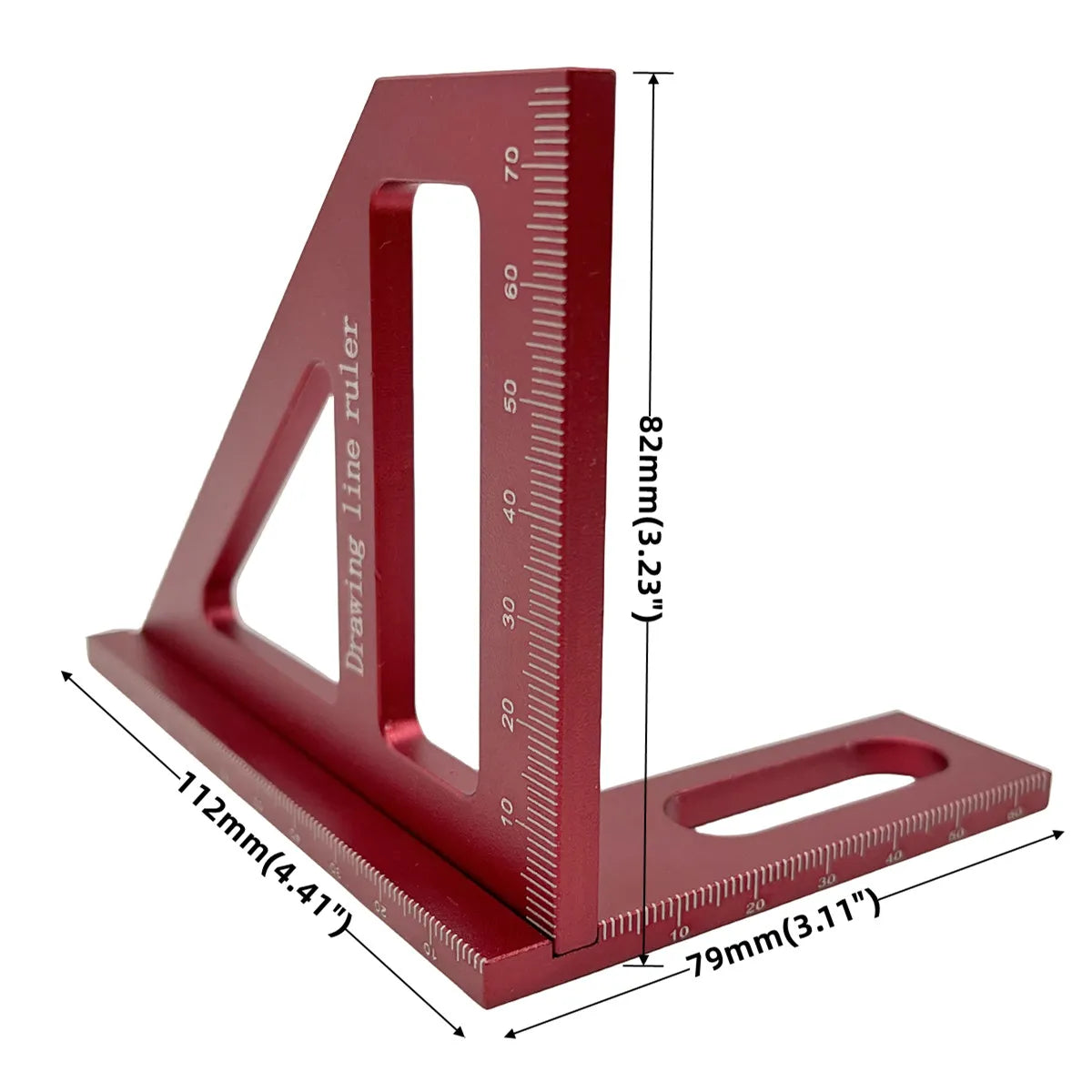 HalzLock® Woodworking Multi Angle Ruler 45°/90° - The Bonna