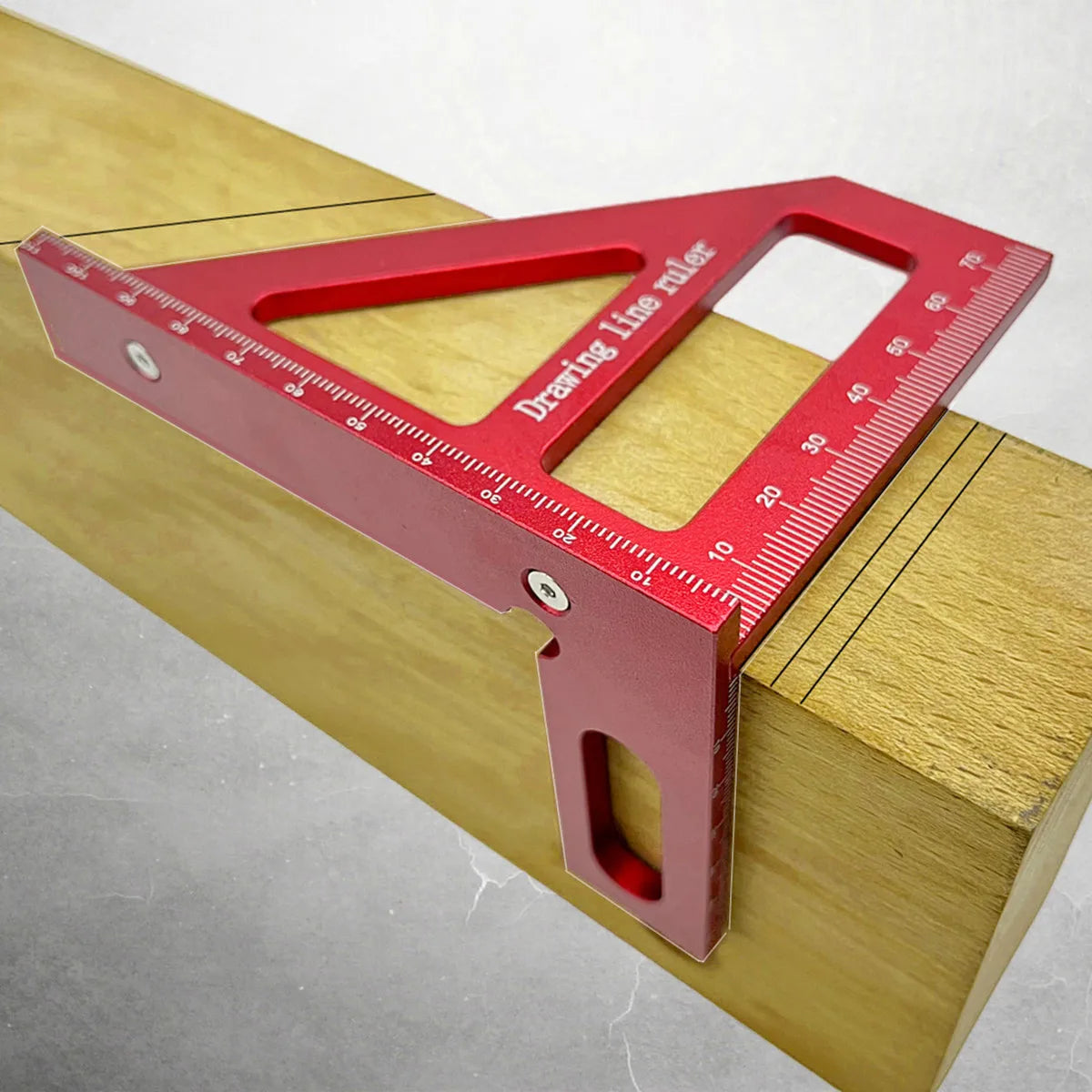 HalzLock® Woodworking Multi Angle Ruler 45°/90° - The Bonna